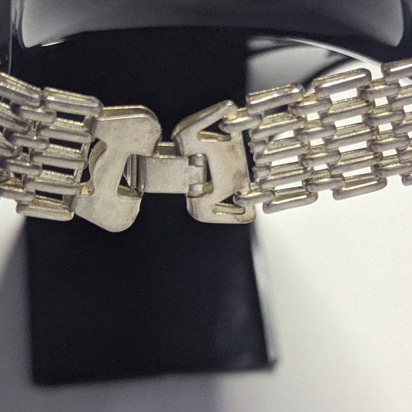 3 for $30 Vintage 80s silver tone chain link necklace - Picture 2 of 9